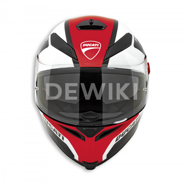 Мотошлем Ducati Peak V5, Black/White/Red