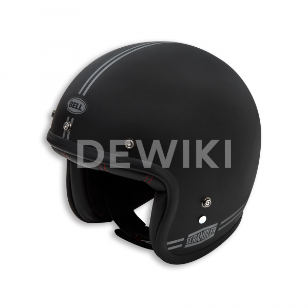 Мотошлем Ducati Scrambler Black Swag, Black Мотошлем Ducati Scrambler Black Swag, Black