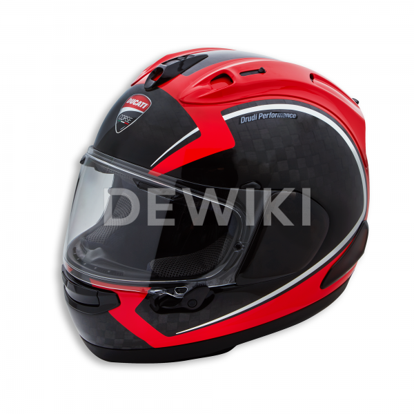 Мотошлем Ducati Corse Carbon 2, Black/Red Мотошлем Ducati Corse Carbon 2, Black/Red