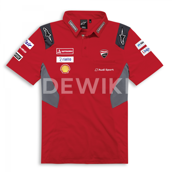Мужская рубашка-поло Ducati GP Team Replica 20, Red Мужская рубашка-поло Ducati GP Team Replica 20, Red