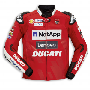 Мужская кожаная куртка Replica Ducati Team 19 Мужская кожаная куртка Replica Ducati Team 19