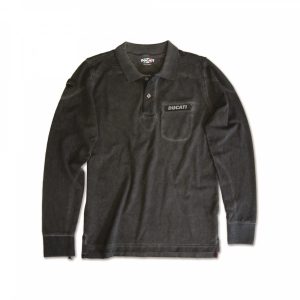 Мужская рубашка-поло с длинным рукавом Ducati Metropolitan Мужская рубашка-поло с длинным рукавом Ducati Metropolitan