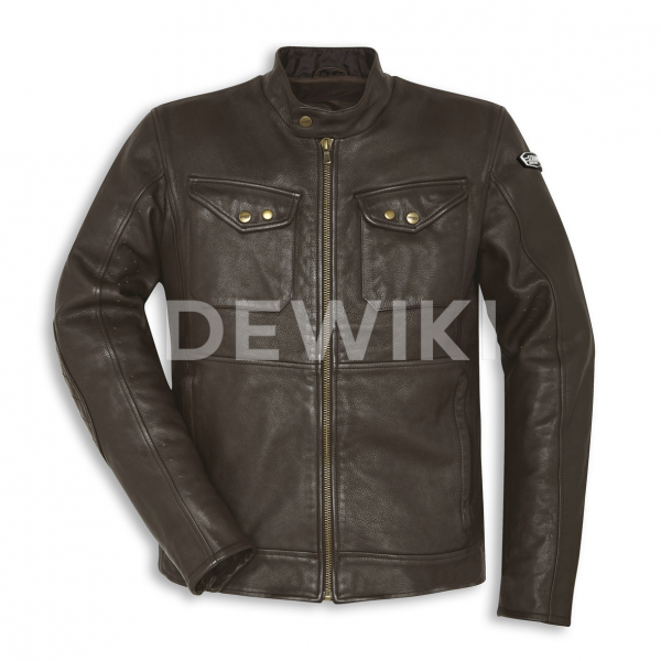 Мужская кожаная куртка Sebring Ducati Scrambler Мужская кожаная куртка Sebring Ducati Scrambler