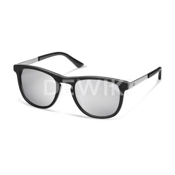 Солнцезащитные очки Audi e-tron, черные/ серебряное зеркало