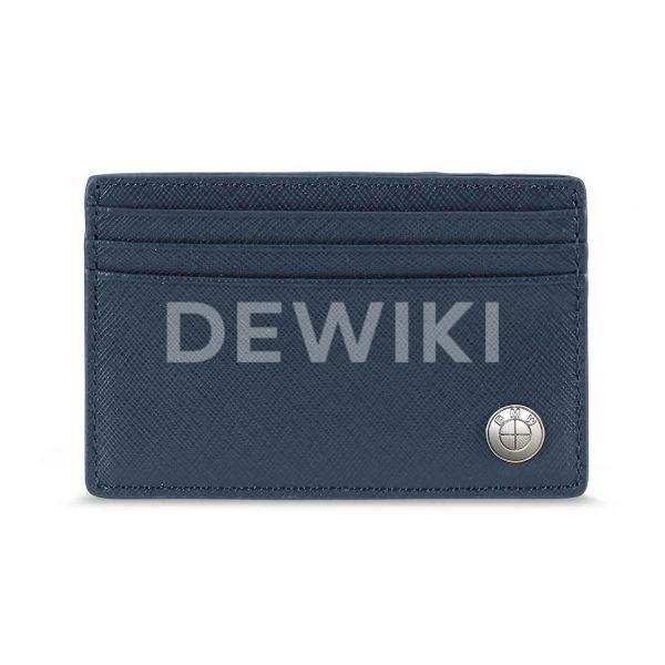 Кожаный футляр для кредитных карт BMW, Blue Кожаный футляр для кредитных карт BMW, Blue