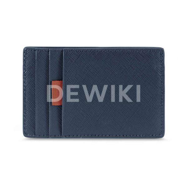 Кожаный футляр для кредитных карт BMW, Blue