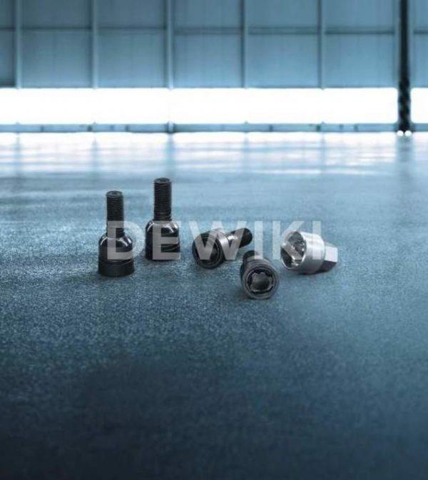 Черные колесные болты с противоугонным устройством - Cayenne Черные колесные болты с противоугонным устройством - Cayenne