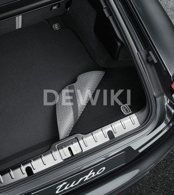 Двусторонний коврик багажника с окантовкой из нубука - Cayenne Двусторонний коврик багажника с окантовкой из нубука - Cayenne