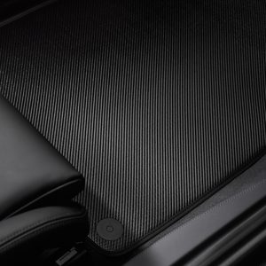 Карбоновые коврики с кожаной окантовкой - 911 Карбоновые коврики с кожаной окантовкой - 911