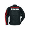 Мужская кожаная куртка Ducati Corse C4, перфорированная, Black/White