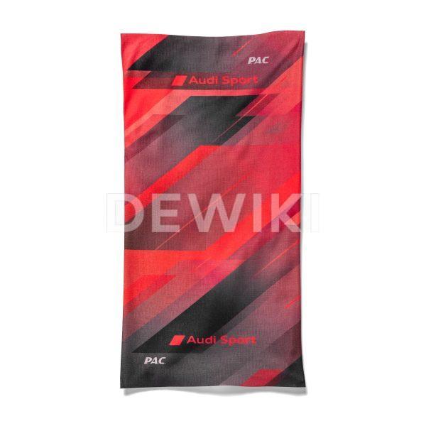 Шарф-труба Audi Sport , красный / серый,