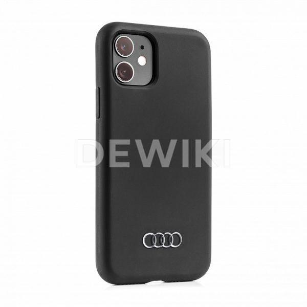 Чехол Audi для iPhone 11, черный Чехол Audi для iPhone 11, черный