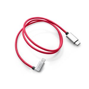 Кабель для зарядки Audi USB-C - кабель Apple Lightning угловой, красный