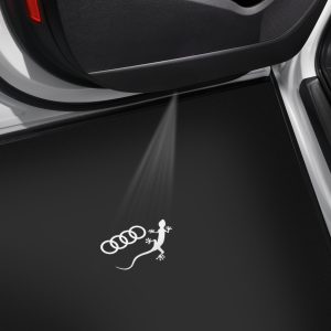 Светодиодная подсветка порогов, кольца и геккон Audi, узкий разъем