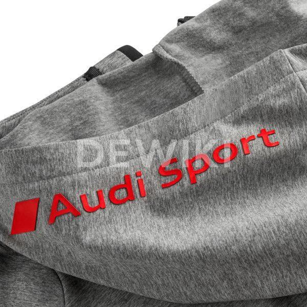 Мужская толстовка с капюшоном Audi Sport, серая Мужская толстовка с капюшоном Audi Sport, серая