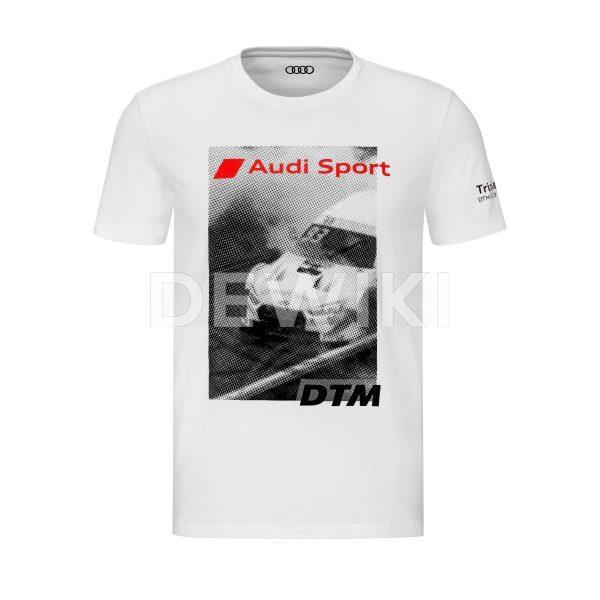 Мужская футболка Audi Sport DTM, белая Мужская футболка Audi Sport DTM, белая