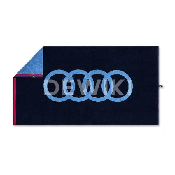 Банное полотенце Audi, темно-синее, 80x150см