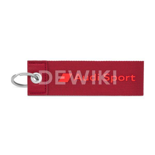 Брелок для ключей Audi Sport, красный