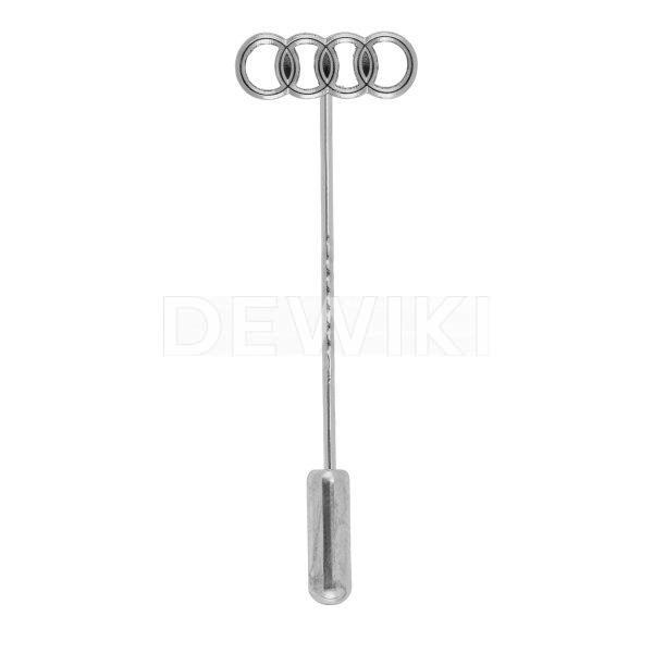 Булавка кольца Audi, серебро Булавка кольца Audi, серебро