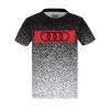 Детская футболка Audi для мальчиков, черно-белая/красная