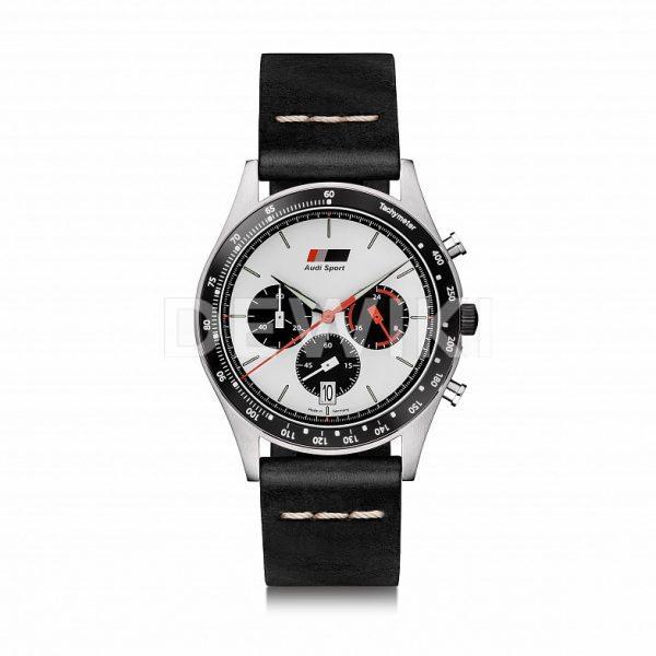 Хронограф Audi heritage, черный / белый Хронограф Audi heritage, черный / белый