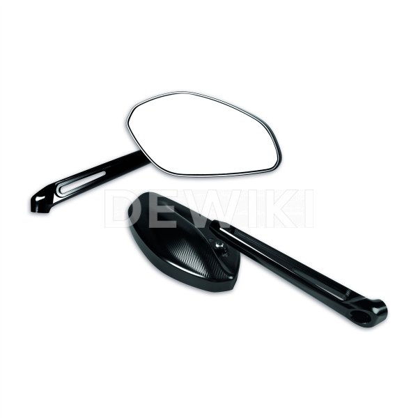 Алюминиевое зеркало заднего вида Ducati Diavel / XDiavel / Monster, правое, Black Алюминиевое зеркало заднего вида Ducati Diavel / XDiavel / Monster, правое, Black