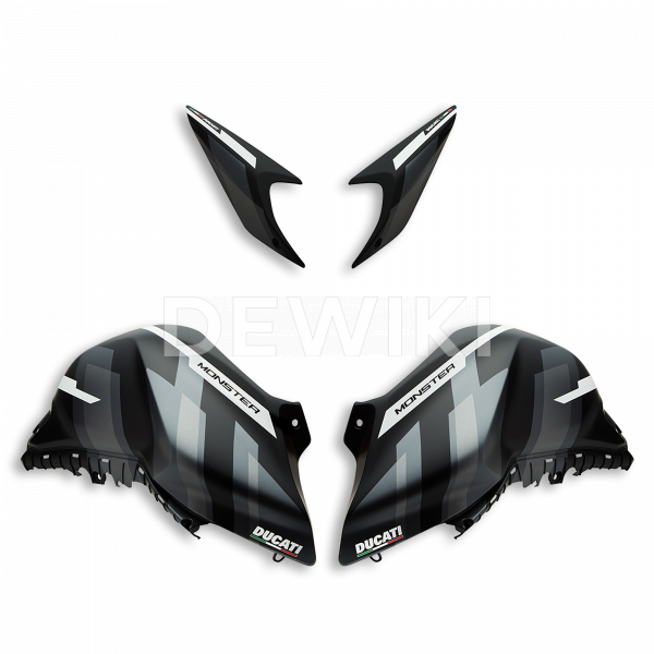 Комплект персонализации Ducati Monster c 2021 года, Black Комплект персонализации Ducati Monster c 2021 года, Black