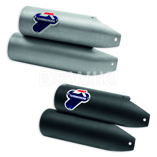 Крышка глушителя Ducati Monster 797 / Scrambler, Black Крышка глушителя Ducati Monster 797 / Scrambler, Black