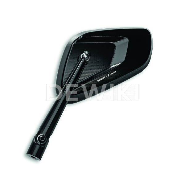 Алюминиевое зеркало заднего вида Rizoma Ducati, левое, Black Алюминиевое зеркало заднего вида Rizoma Ducati, левое, Black