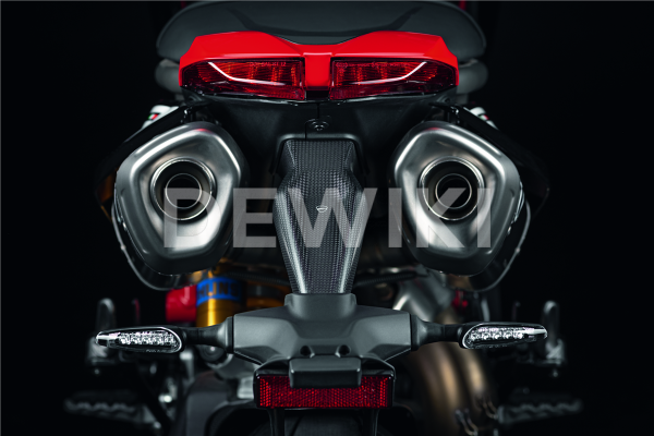 Карбоновый держатель номерного знака Ducati Hypermotard 950