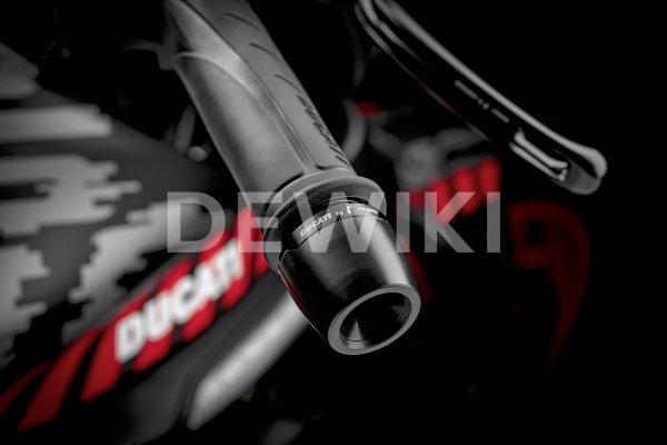 Алюминиевые грузики на руль Rizoma Ducati Monster / Panigale / Supersport / Streetfighter, Black