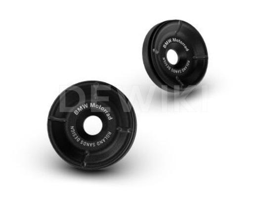 Комплект заглушек руля 2 Tone Black BMW R18 Комплект заглушек руля 2 Tone Black BMW R18