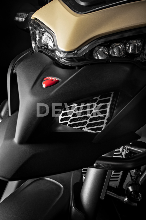 Защитная сетка для масляного радиатора Ducati Multistrada 950 / 1200 / 1260 / Enduro, Silver