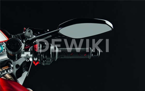 Комплект рукояток Ducati Monster / Panigale / Supersport / Streetfighter, Black / Red