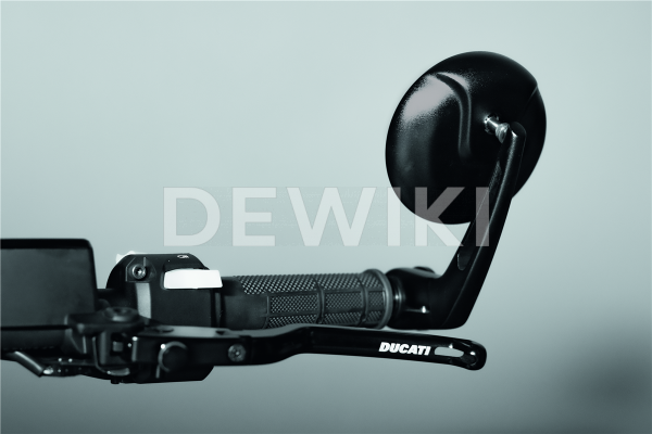 Зеркало заднего вида на руле Ducati Scrambler / 1100, правое, Black Зеркало заднего вида на руле Ducati Scrambler / 1100, правое, Black
