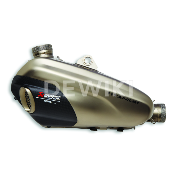 Титановый глушитель Akrapovic Ducati Panigale V4 / Streetfighter V4