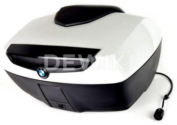 Центральный кофр 48 л. R 1200 R / R 1250 RT / K 1600 GT Alpine White Центральный кофр 48 л. R 1200 R / R 1250 RT / K 1600 GT Alpine White