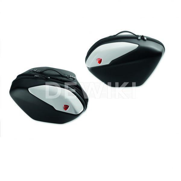 Боковые кофры Ducati Supersport, Star white silk Боковые кофры Ducati Supersport, Star white silk