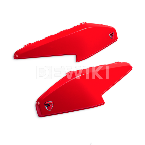 Комплект крышек боковых кофров Ducati Multistrada 950 / 1200 / 1260, Vulcan Grey