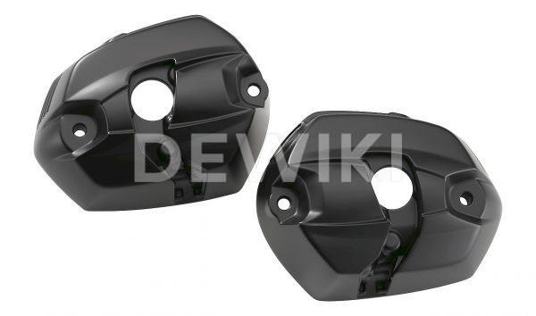 Алюминиевая крышка цилиндра левая, Black Алюминиевая крышка цилиндра левая, Black