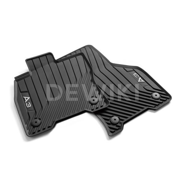 Резиновые передние коврики Audi A3 Sedan / Sportback (8Y) Резиновые передние коврики Audi A3 Sedan / Sportback (8Y)