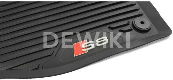 Резиновые передние коврики Audi S8 (D5) Резиновые передние коврики Audi S8 (D5)
