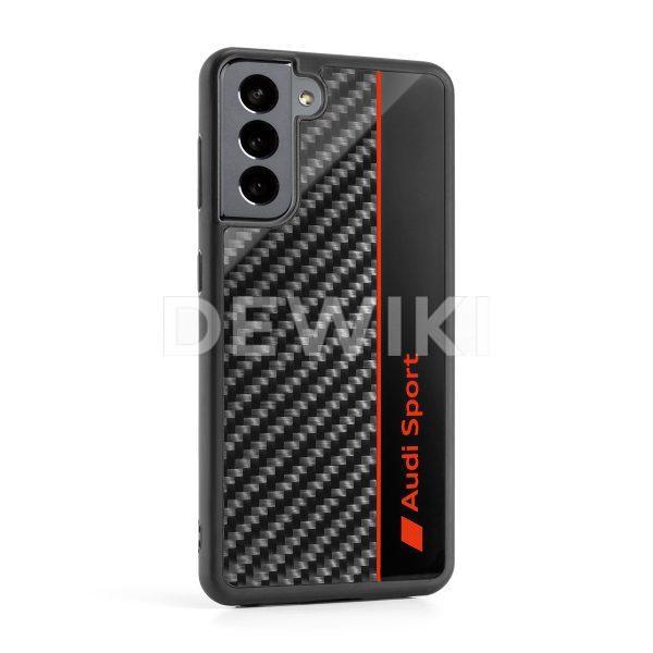 Чехол для смартфона Audi Sport, Samsung S21, Grey Чехол для смартфона Audi Sport, Samsung S21, Grey