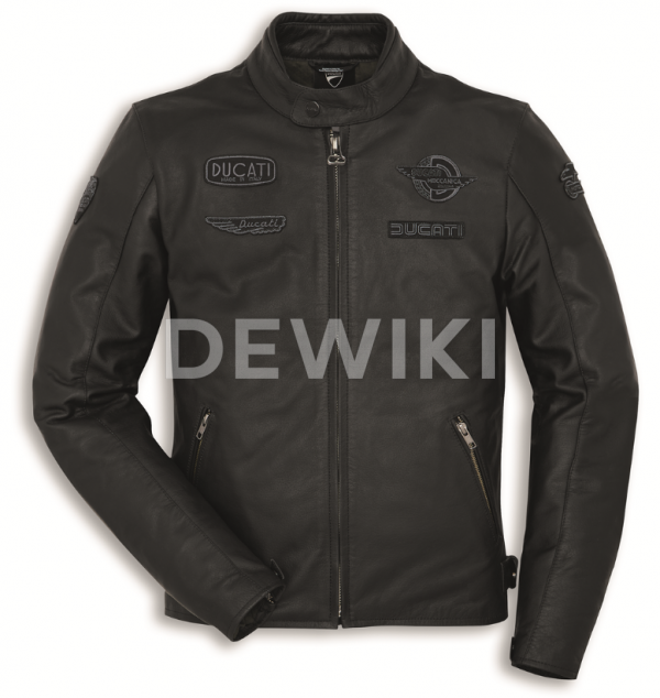 Мужская кожаная куртка Ducati Spidi Heritage C1, Black
