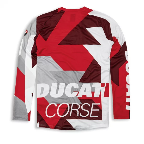 Футболка с длинными рукавами Ducati Corse MTB, Red