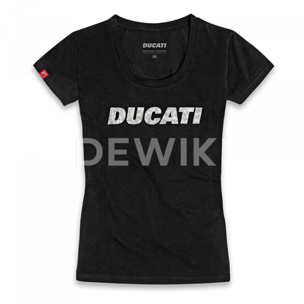 Женская футболка Ducati Ducatiana 2.0, Black Женская футболка Ducati Ducatiana 2.0, Black