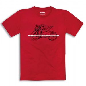 Мужская футболка Ducati Streetfighter V4, Red